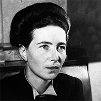 Simone De Beauvoir's Photo'