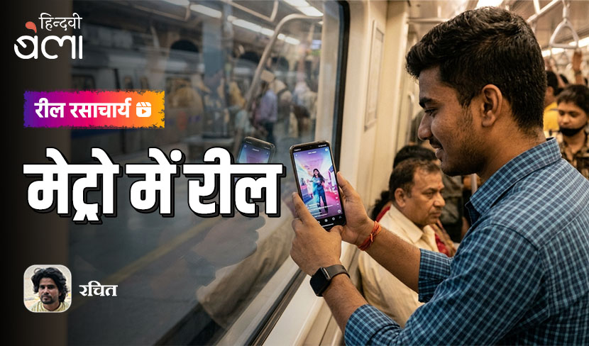 ‘रील रसाचार्य : मेट्रो में रील’