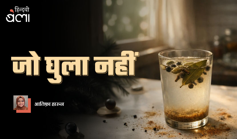 जो घुला नहीं